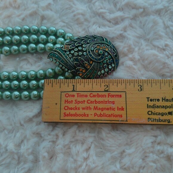 HEIDI DAUS TIERED TAPESTRY NECKLACE EARRINGS RING - Picture 8 of 13